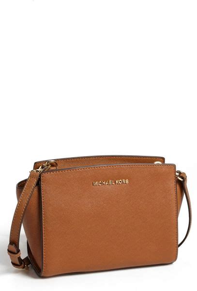 michael kors selma medium saffiano leather messenger crossbody bag|Selma Medium Saffiano Leather Crossbody Bag .